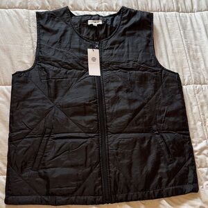 Socialite NWT Black Quilted Puffer Vest Diamond Pattern Size S